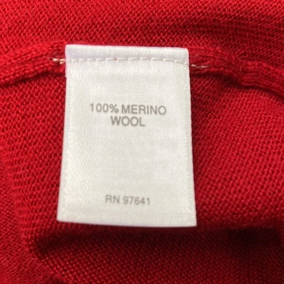 J Jill 100% Washable Merino‎ Wool top scoop neck shirt Petite Small - Picture 4 of 4